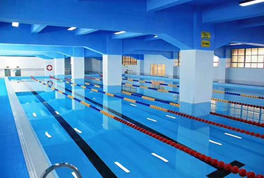 云南楚雄游逸游泳館鋼結構恒溫泳池工程